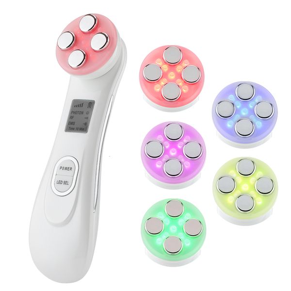 Face Massager LED Pon Skin Ringiovanimento Elettroporazione del sollevamento di RF Terapia a radiofrequenza Rughe Rimuovere gli strumenti di bellezza 230328