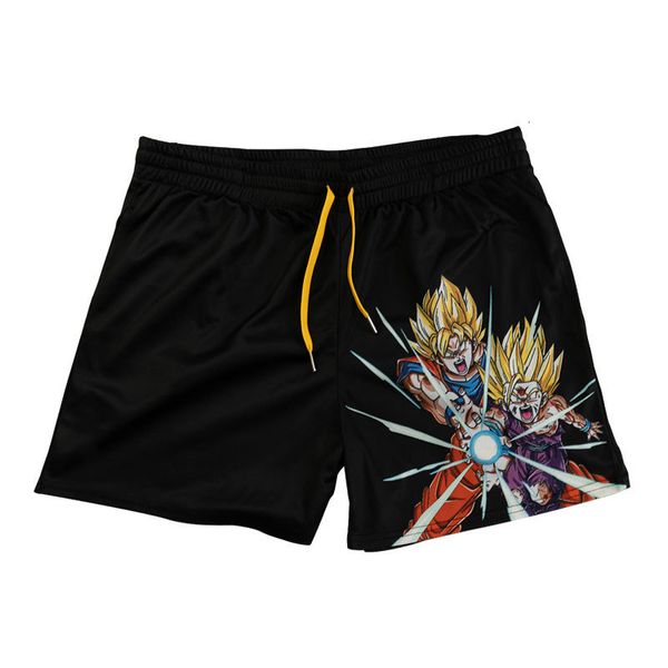 Shorts masculinos curtos de anime Summer Summer Swimming Swalming Shorts masculinos Men Wear Sport Gym Shorts Solto Casual Rápido Decado Curto 230328