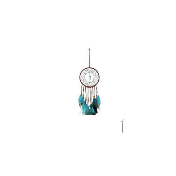 Itens de novidade Índia Retro Colorf Feather Dream Catcher Wind Chimes pendurado Dreamcatcher Christmas Party Decoration 5 Dh9mv