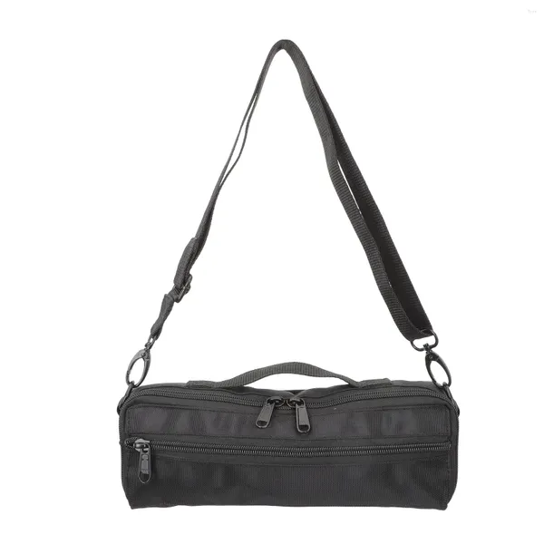 Bolsas de armazenamento Piccolo Flute Caso Instrument Recipiente portador de vento Musical Strap ombro bolsa