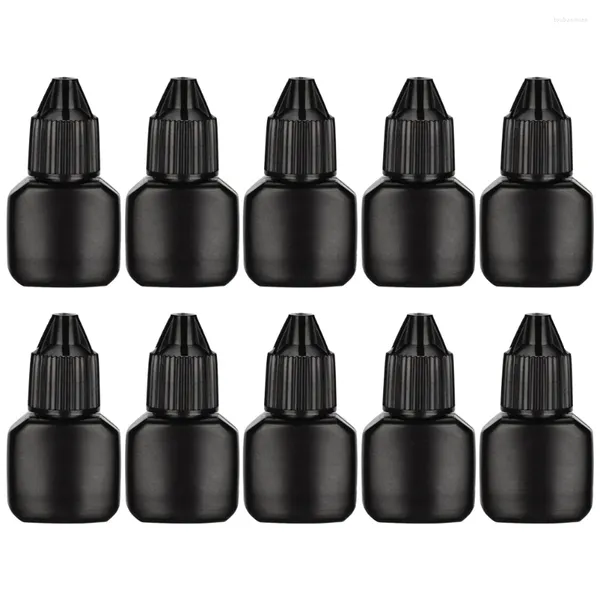 Vorratsflaschen 10 Sets Kleber Bulk Nachfüllbar Squeeze Liquids Plastikflasche Tops Leere Mascara Tube Wimpern