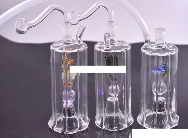 Новейший дизайн стеклянный Dab Rigs уникальный мини -автоматический многоцветный