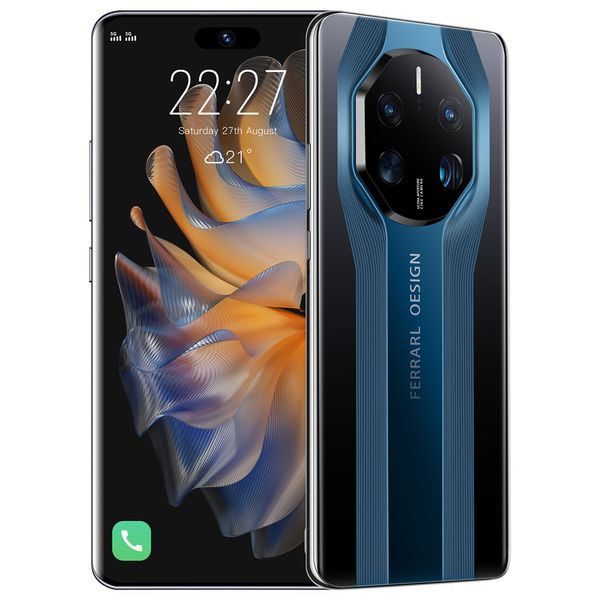 Nuovi telefoni cellulari 7.2 Schermo HD Face ID Mate50 RS rete 5G 256G 512G 1T all'ingrosso Telefono cellulare