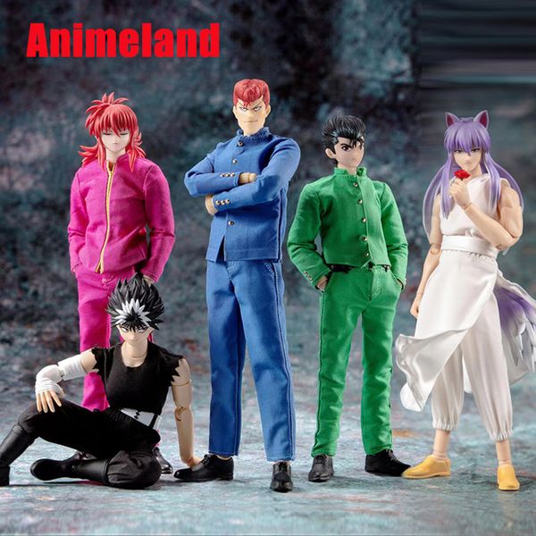 Corpos de boneca peças Dasin Great Toys gt yuyu hakusho urameshi yuusuke yoko kurama jaganshi hiei kuwabara kazuma shf 1 12 figura de ação em estoque 230329