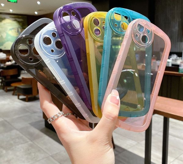 Angel Phone Cases Fit für iPhone 11 12 13 14 Pro Max XR X XS Max Fashion Big Eyes Lens Protector Weiche Silikonhülle