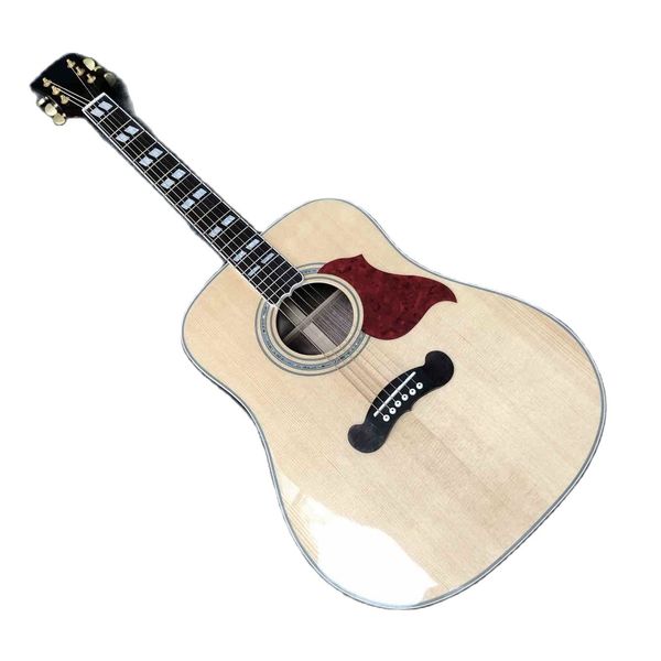 Lvybest Custom Round Body Songwriter Studio Deluxe akustische E-Gitarre GB Songwriter Akustikgitarre