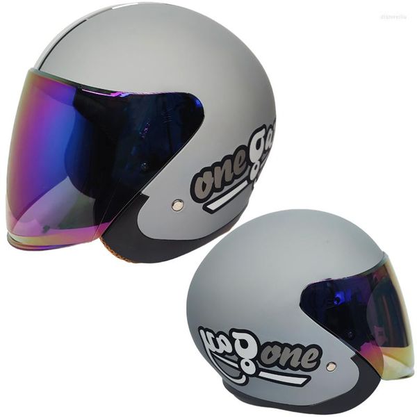 Caschi Moto Open Face Casque Moto Moto Sicurezza Motore Casco Equipaggiamento Modulabile 3/4