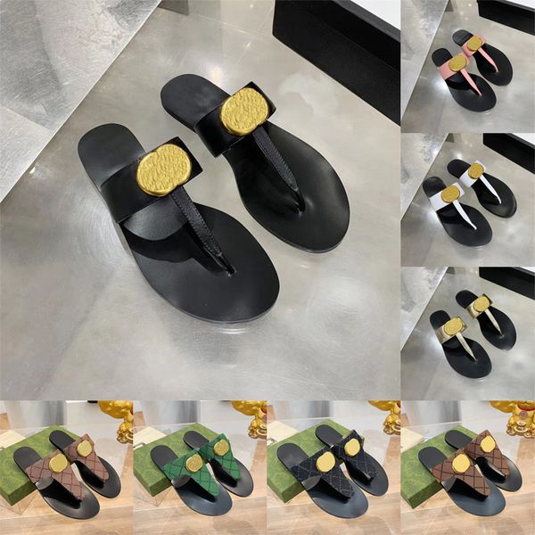 2023 Luxus Hausschuhe Männer Frauen Stilvolle Sandalen Flip Flops Mode Leder Slides Classics Sandale Hausschuh Flache Schuhe Fuzzy Slide