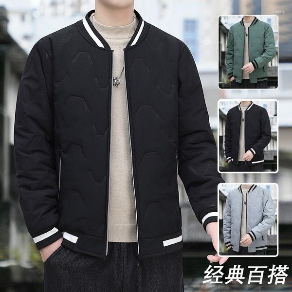 Jackets masculinos Autumn Winter Men Bomber Jacket Mens Casual Casual Casual Casual Moda 2023 Marca Slim Fit Coats Roupas masculinas