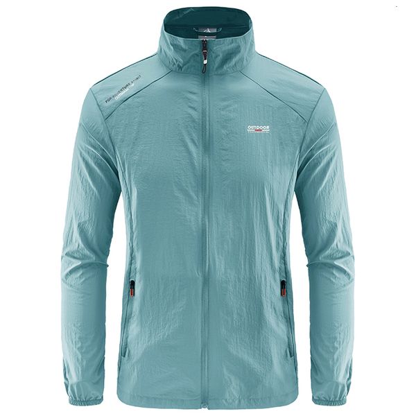 Giacche da uomo Mens Streetwear Giacche di protezione solare estiva per lo sport Ciclismo Sottile Escursionismo Cappotti da pesca Uomo jaqueta masculina Abbigliamento di marca 230329