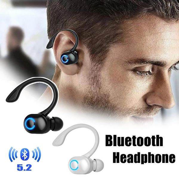 W6 Drahtlose Bluetooth-Kopfhörer Sport-Lauf-Headset Drahtlose Einzelohr-Kopfhörer HiFi-Stereo-Rauschunterdrückung Musik-Headset