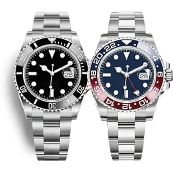 Luxus Herrenuhr automatische mechanische Uhr 40mm leuchtende Armbanduhr perfekte Qualität Keramikgehäuse Faltschließe wasserdichtes Design Werbegeschenke
