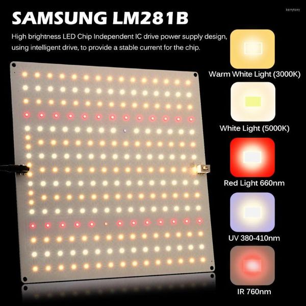 Grow Lights LED Light Panel Full Spectrum 1000W 3000K 5000K 660nm UV380-410nm 760nm AC85-277V Für das Wachstum von Zeltpflanzen im Innenbereich