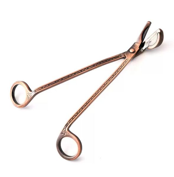 Edelstahl Löscher Kerze Docht Trimmer Rose Gold Kerzen Schere Cutter Kerze Öllampe Trim Scissor Ocean U0329