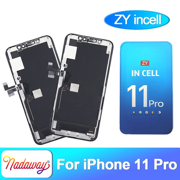 ZY Incell para iPhone 11 Pro LCD Screem OLED Display Touch Digitizer Suporte de substituição IC Transplante de IC