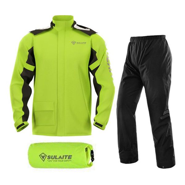 Rain Wear Motorcycle Raincoat Suit ChenatEl Men Men à prova d'água FullBody Raincoatrain Calças Motociclista Offroad Motorclist Riders Capas de chuva 230329