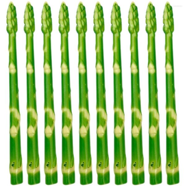 Fiori decorativi Asparagi Verdure Simulazione finta vegetale Frutta artificiale finta Topper realistico Tree Retriever Puntelli dorati Prop