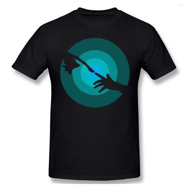 Camisetas masculinas 2023 ET o filme de ficção científica extra terrestre Individualitytouch Crewneck algodão para homens camisa