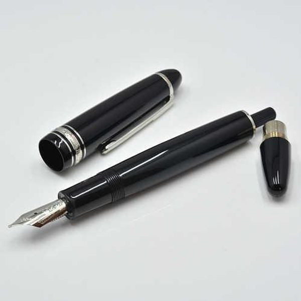 Luxury Series 149 clipe de prata preto brilhante M Case sem caneta com caneta