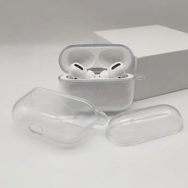 Прозрачный корпус для AirPods Pro 2 Air Pods 3 наушники Airpod Bluetooth Accessory Accessorys Silicone Case Cover Cover Apple Wireless Box