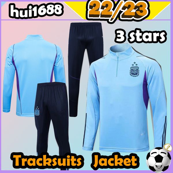 3stars 22 23 23 Аргентина сборная футбольные костюмы 2022 2023 г. Хлопковое свитер.