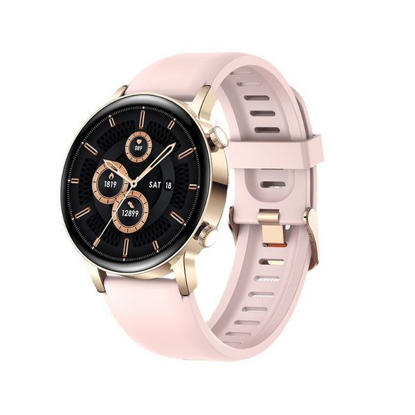 Yezhou2 2023 novo relógio feminino inteligente 360 ​​x360 telha full hd bluetooth chamando pressão de pressão arterial etapa contando smartwatches à prova d'água para iPhone