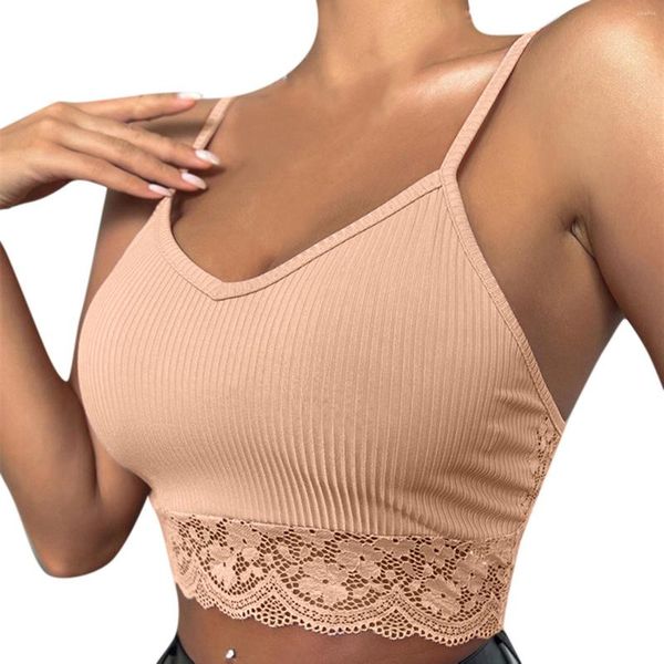 Damen Tanks Weste Top Frauen Sexy Dessous Spitze Damen Einfarbig Korsett Camis Tops Floral Ärmellos Crop Bralet BH Ropa Mujer