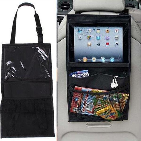 Autositz-Rückenlehnen-Aufbewahrungstasche Universal Multi Pocket Hanging Pouch Tablet Holder Automobile Interior Accessory Organizer Bag