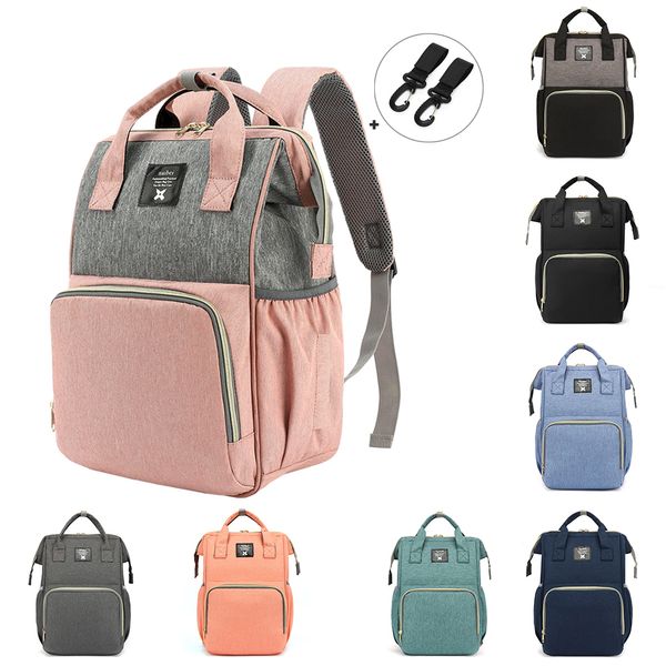 Bolsas de fraldas bolsa de bebê mochila impermeável Moda Mummy Mummity Mãe Mãe Mãe Mudando de Enfermagem para 230328