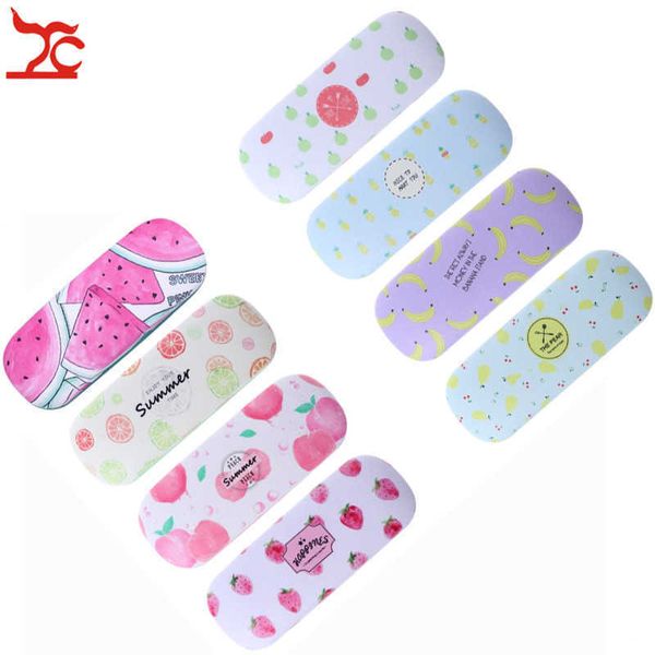 Солнцезащитные очки корпусы сумки Candy Color Bockes Box Portable фруктовые солнцезащитные очки глазные очки твердые чехлы для очков