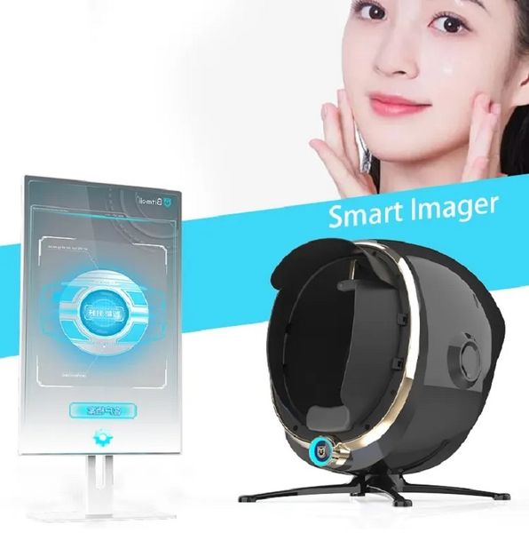 Wi -Fi Magic Mirror Skin Ingredients Analyzer Machine Analysis Analysis Device 3D Smart Digital Dygine Detector Detector Влажный анализатор лица.