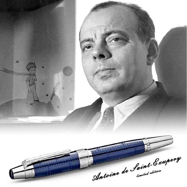 Роскошная ограниченная серия Saint-Exupery Signature Pen Series Number Канцелярские товары Офисная мода Красный Синий и черный Письменный стержень Шариковая ручка Подарок