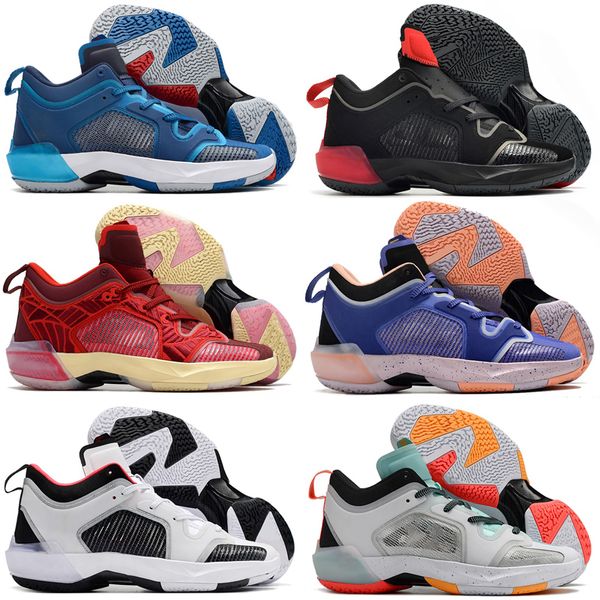 37s 37 Low Womens Mens Basquetebol Sapatos Criados Até Dawn Siren Vermelho Preto Branco Roxo Azul Invicto Rui Hachimura Flight Jacket Sports Sapatilhas Tênis