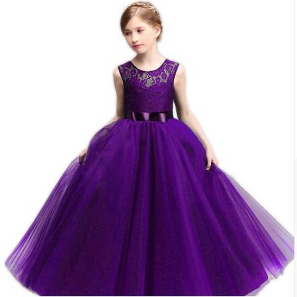 Mädchenkleider Alter 8 10 11 12 14 Jahre Mädchen Hochzeitskleid für Partykleidung Kinder lange Kleider für Teenager Mädchenkleidung Robe Ceremonie Fille P230327