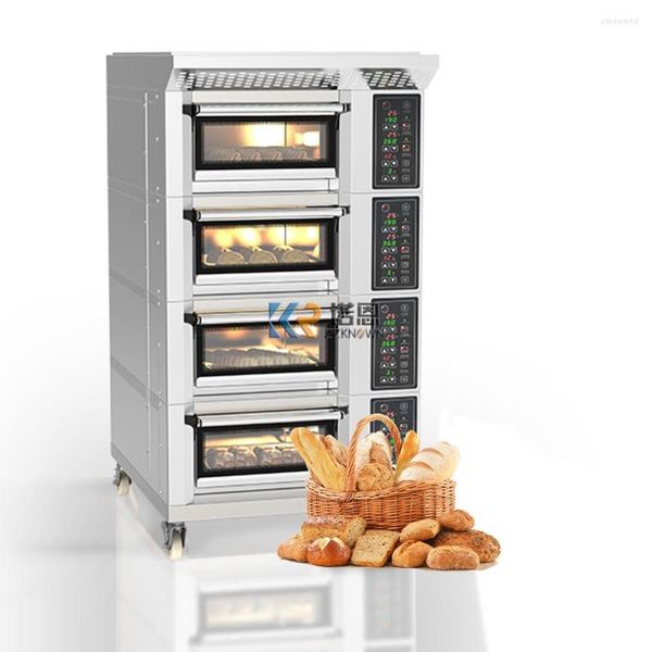 Электрические печи Коммерческая автоматическая конвекционная печь оборудование для пекарни