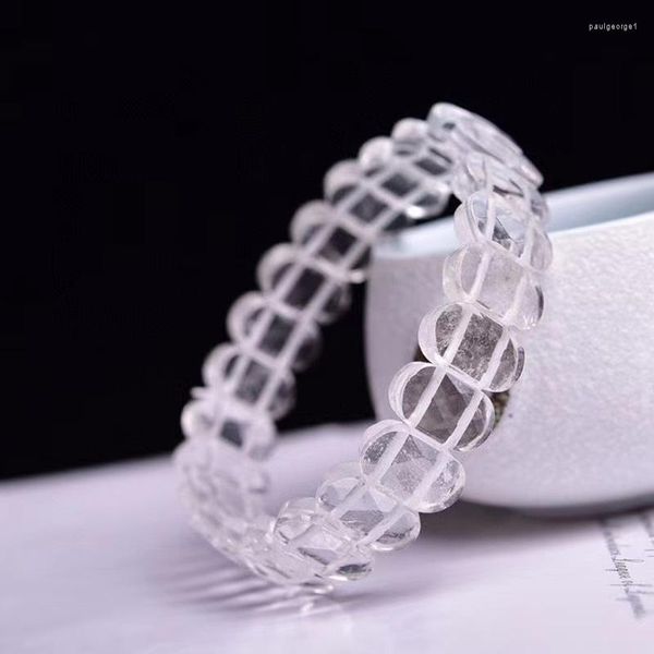 Strand Natural White Crystal Manual Single Circlet Band Cotton Show Skin Color