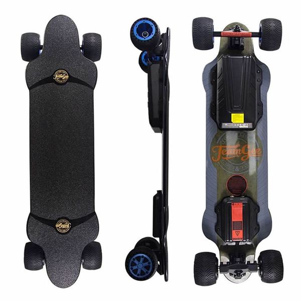 EU / US-Spot H20T Vierräder Elektro-Skateboard Offroad-Elektroroller Erwachsene 960 W 40 km / h Breite Reifen Leistungsstark