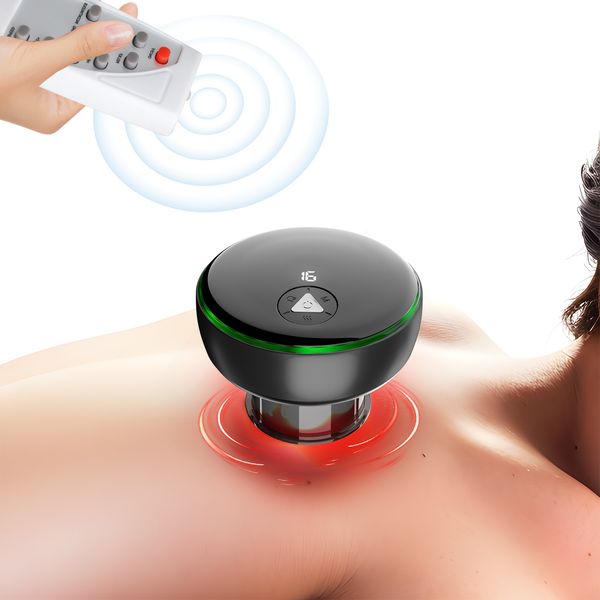 Novos gadgets de saúde controle remoto a vácuo de vácuo dispositivo de massagem Remotamento elétrico Copo de sucção de fadiga física alívio de saúde aquecimento de saúde vácuo Inteligente