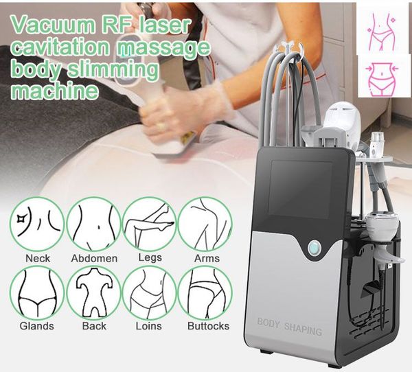 Pressional Portable Machine Machine для похудения Vela Liposlim Massage 40K Cavitation Muster Устройство формы тела подтягивание лица поднятие RF вакуумное вакуум