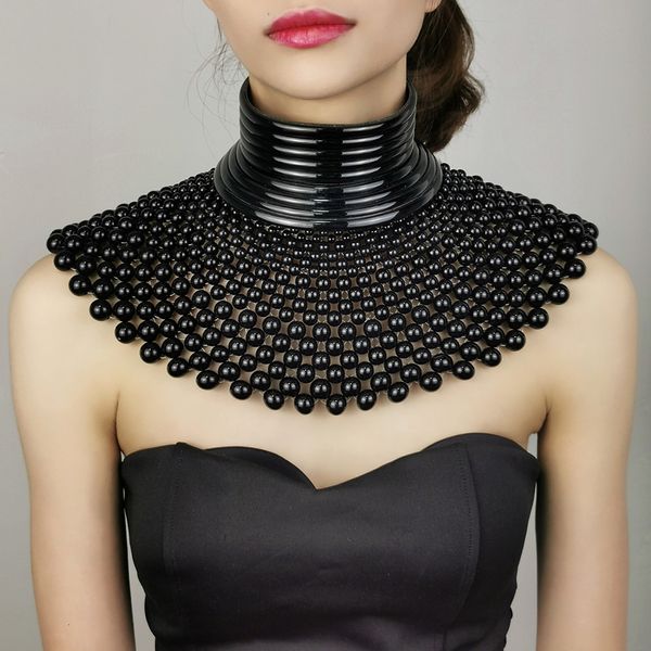 Chokers Brand Индийские ювелирные украшения ручной работы с бисером ожерели для женщин для женщин -воротнич