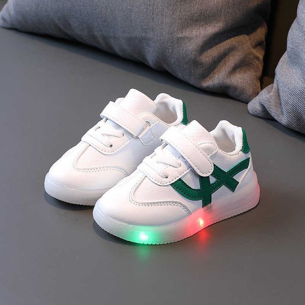 Atletik açık çocuk parlayan ayakkabılar çocuk spor ayakkabılar çocuk spor ayakkabı kızlar için beyaz ayakkabılar ışıklı ay ışıklı spor ayakkabılar