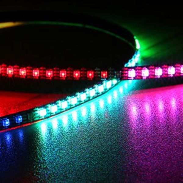 1M Micro LEDs APA102 LED Streifenlicht 200LEDS/M Smart SMD 2mmX2mm RGB LED Matrix Programm Softwaresteuerung DC5V IP20