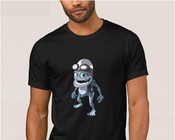 Camisetas masculinas la maxpa autêntico engraçado sapo louco ideal ou presente de aniversário camiseta de camisa de desenho animado camiseta grande