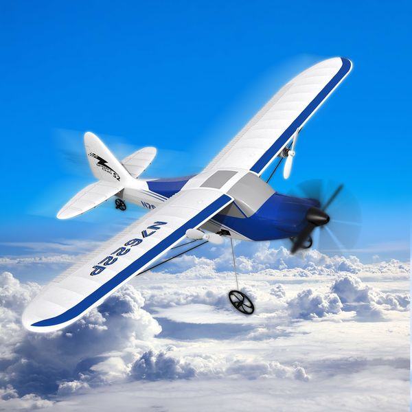 ElectricRC Aircraft Sport Cub 500 RC Самолет One Button Pneumatic RC самолеты EPP Foam 2,4GH Glider RC Самолет на открытом воздухе Детский подарок 7622 230329