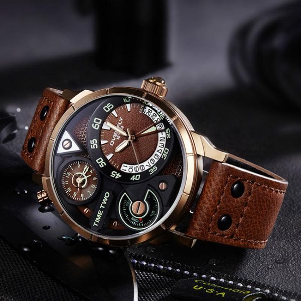 Orologi da polso Orologi sportivi da uomo di marca Outdoor Multi Function Casual Forze speciali Orologio al quarzo con quadrante grande impermeabile Uomo Relogio Masculin