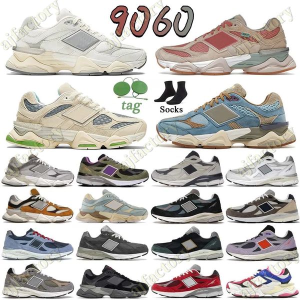 Scarpe Running 9060 Og Sneakers 990 V3 per Uomo Donna Rain Cloud Grey Sea Salt Bricks Wood Bodega Age of Discovery 990v3 Jjjjound Scarpe da ginnastica 9060s Jogging 36-45
