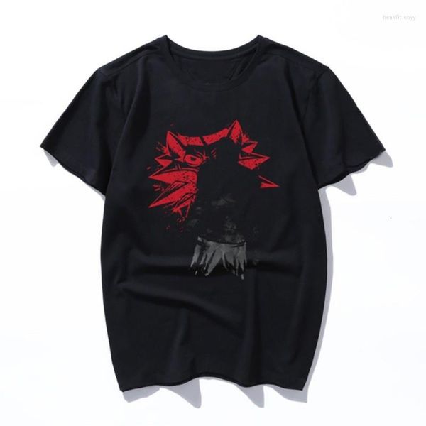 Herren T-Shirts Sumi E Damen Druck Sommer Herren Kurzarm Le Oberteile Damen Freizeit Streetwear Harajuku Tumblr Kawaii Cartoo