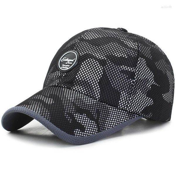 Top Caps 2023 Kamuflaj Örgü Beyzbol Kapağı Pamuk Askeri Öğrenci Ordusu Unisex Sıradan Açık Moda Güneş Şapkaları