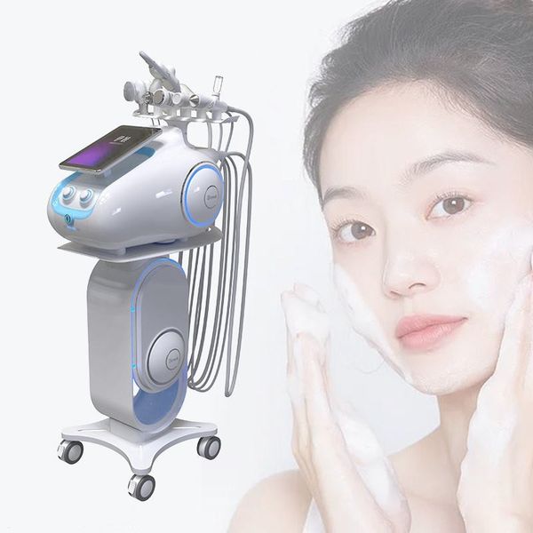 Máquina facial de oxigênio 6 em 1 moji eva e profundo poros de cravo de limpeza Remoção de pele Rejuvenescimento Cuidado da pele Máquina