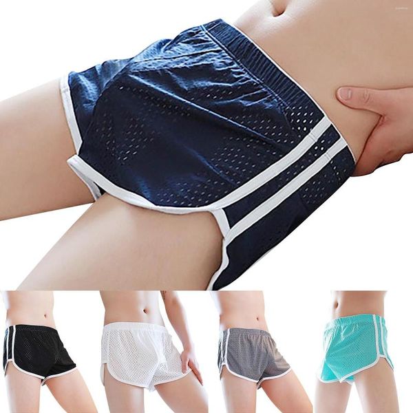 Cuecas roupas íntimas masculinas Sexy Sexy Slim Soll Solid Color Four Corner Mens Briefs 2 Boxers de Temperatura Homens Homens